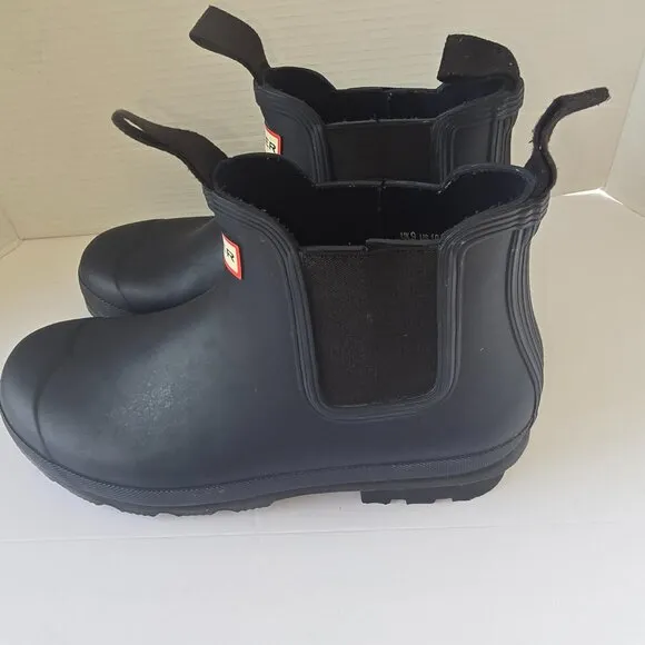 *NO INSOLES* Hunter Original Chelsea Waterproof Rain Boots Men Sz10  Col…