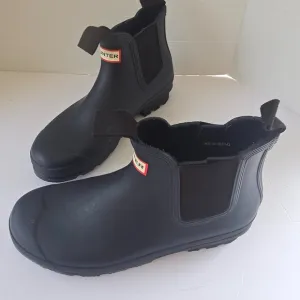 *NO INSOLES* Hunter Original Chelsea Waterproof Rain Boots Men Sz10  Col…