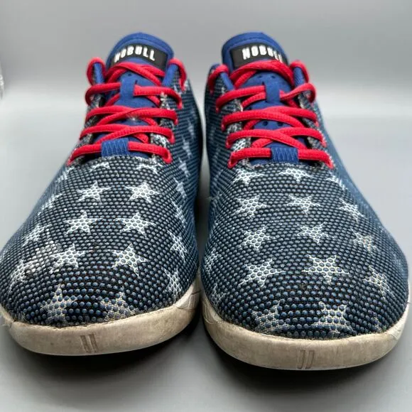Nobull Flag Outwork Mens 13 Shoe Athletic Shoe Blue Red American Flag Patriotic