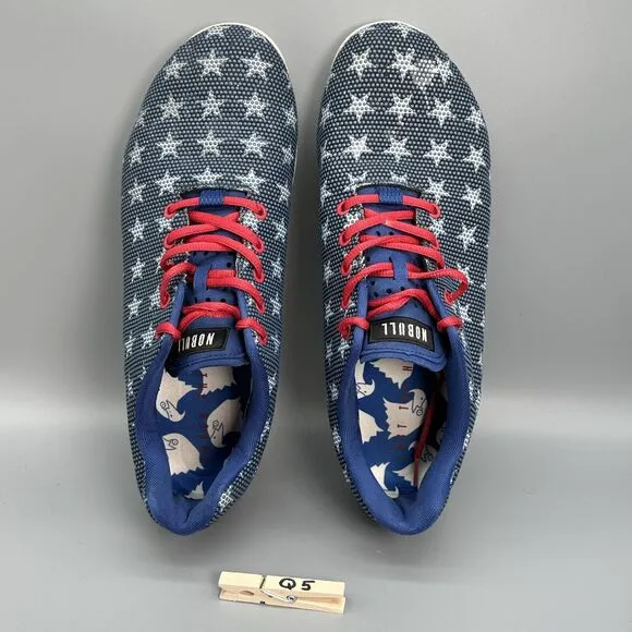 Nobull Flag Outwork Mens 13 Shoe Athletic Shoe Blue Red American Flag Patriotic