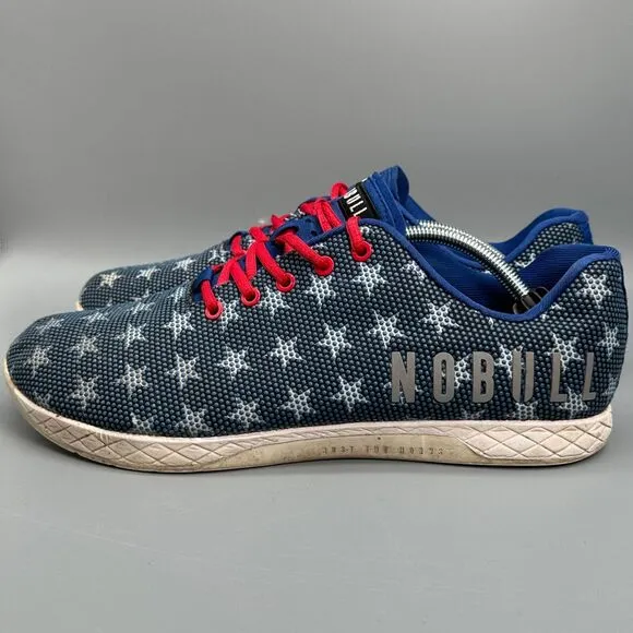 Nobull Flag Outwork Mens 13 Shoe Athletic Shoe Blue Red American Flag Patriotic