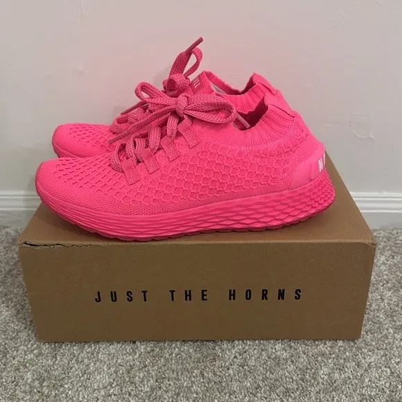 Nobull Women’s Pink Diamond Knit Runner Shoes