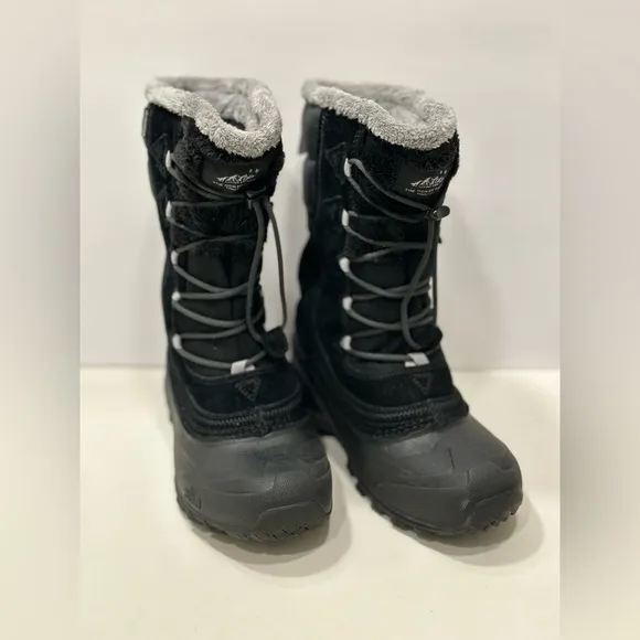 North Face Heat Seeker 200 Gram Insulation Black Snow Boots Women 5 Waterproof