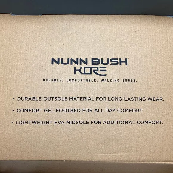 Nunn Bush Leather Ridgetop Plain Toe Chukka Boots Men 10XW
