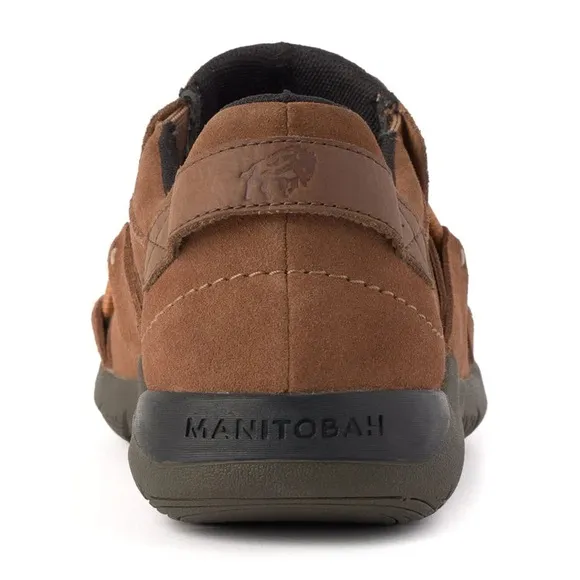 NWOB $150 BLACK MANITOBAH MEN'S MAKWA SLIP-ON BUNGEE LOOP SHOES -