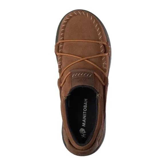 NWOB $150 BLACK MANITOBAH MEN'S MAKWA SLIP-ON BUNGEE LOOP SHOES -