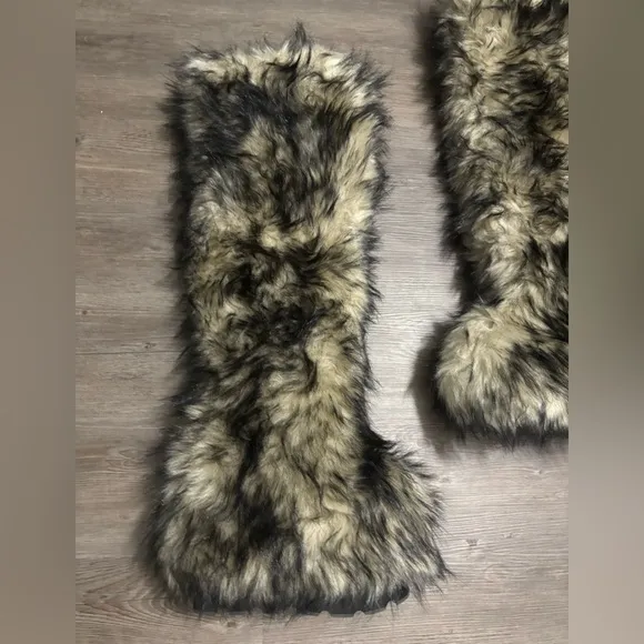NWOB Dolls Kill / Club Exx Wild Instincts Thigh High Boots