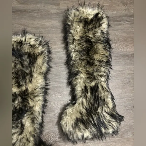 NWOB Dolls Kill / Club Exx Wild Instincts Thigh High Boots