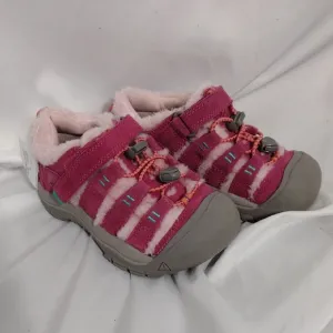 NWOB Keen Girls Fruit Dove/Ballet Slipper Newport Shoe Winter Fur Sneaker Size 8