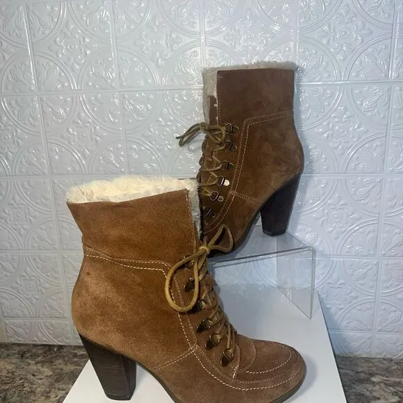 NWOB M.P.S “falisha” Suede Boots