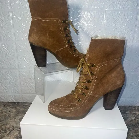 NWOB M.P.S “falisha” Suede Boots