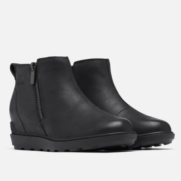 NWOB Sorel Evie II Women's ZipBootie in Black Sz 9.5.
