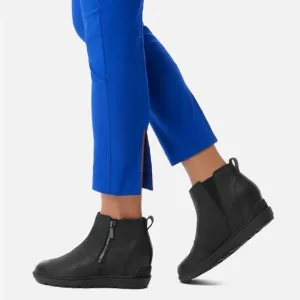 NWOB Sorel Evie II Women's ZipBootie in Black Sz 9.5.