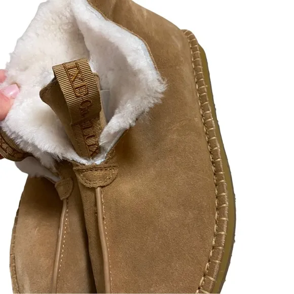 NWOT Australia luxe collective homework suede men boots shearling size US8