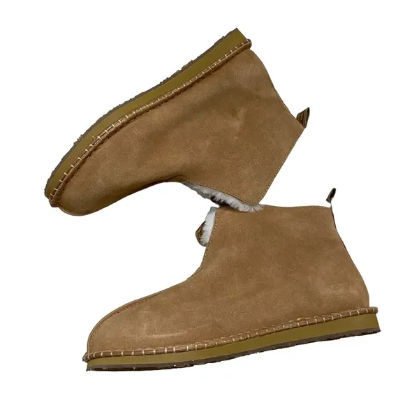 NWOT Australia luxe collective homework suede men boots shearling size US8