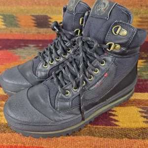NWOT- Diesel Olson Boots Men 8.5 Black Trail Sportswear Gorpcore Workwear