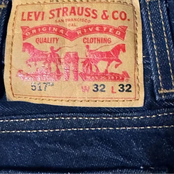 NWOT Levi's® Mens 517™ Bootcut Jeans W 32X L32