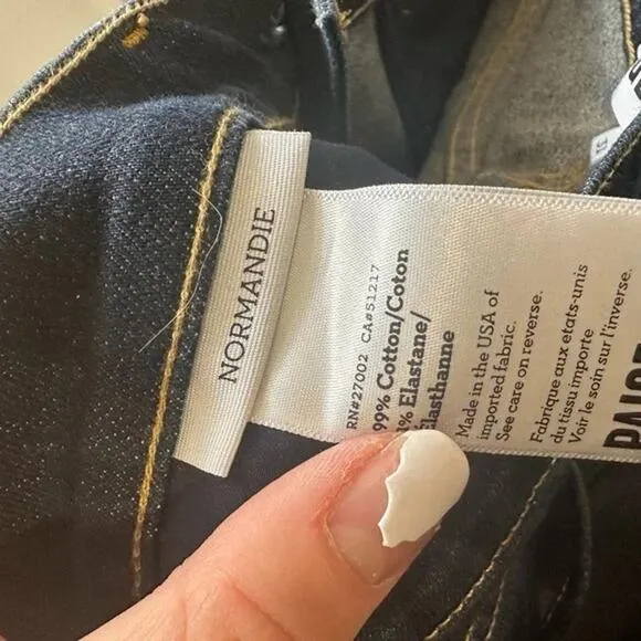 NWOT Paige Normandie Men’s Jeans | Blue Straight Fit | Size 31 x 27