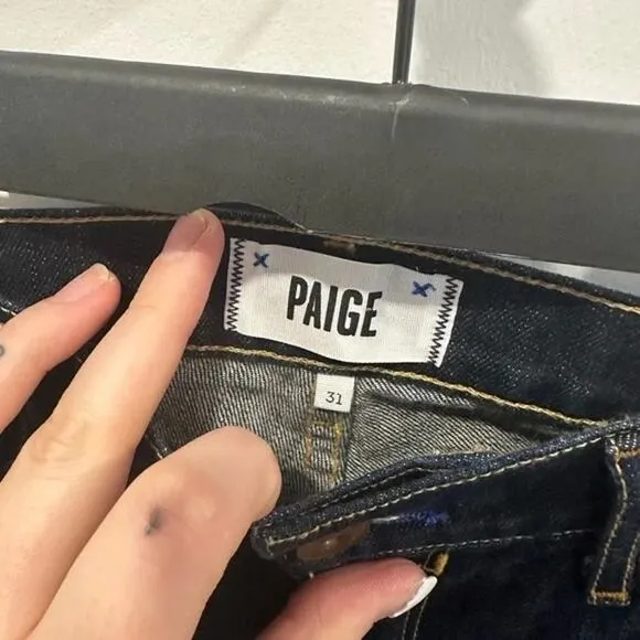 NWOT Paige Normandie Men’s Jeans | Blue Straight Fit | Size 31 x 27