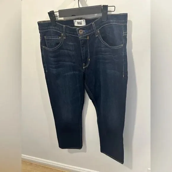NWOT Paige Normandie Men’s Jeans | Blue Straight Fit | Size 31 x 27