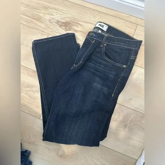NWOT Paige Normandie Men’s Jeans | Blue Straight Fit | Size 31 x 27