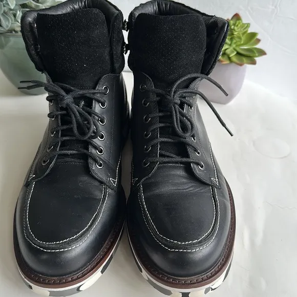 NWOT Robert Graham Men's Canon Rock Camo Soled Lace-up Combat Boots-Sz 11