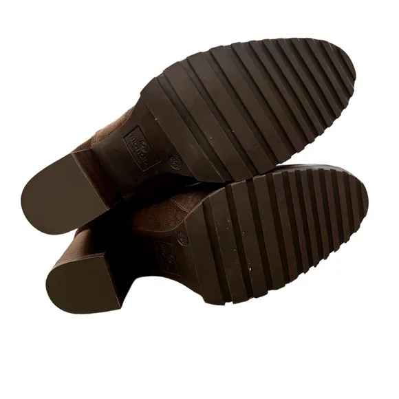 NWOT Women’s Blondo Brown Suede Tamara Waterproof Booties – Sz 8.5