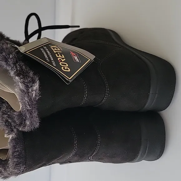 NWT Ara Gore-Tex Faux-Fur Waterproof Ankle Boot Size US 5.5 EU 36