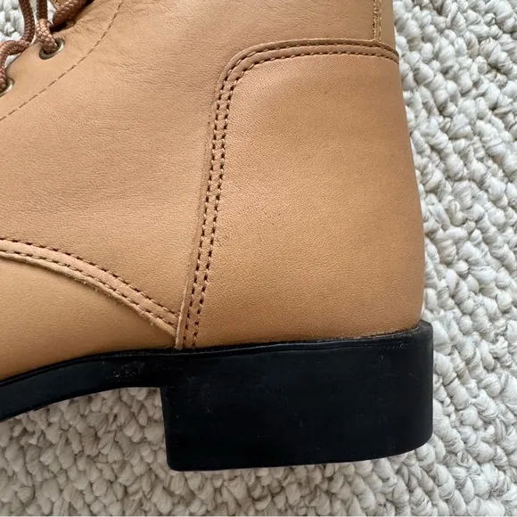 NWT Ariat Heritage Lacer II Lace-Up Roper Leather Boots Tan Size 7