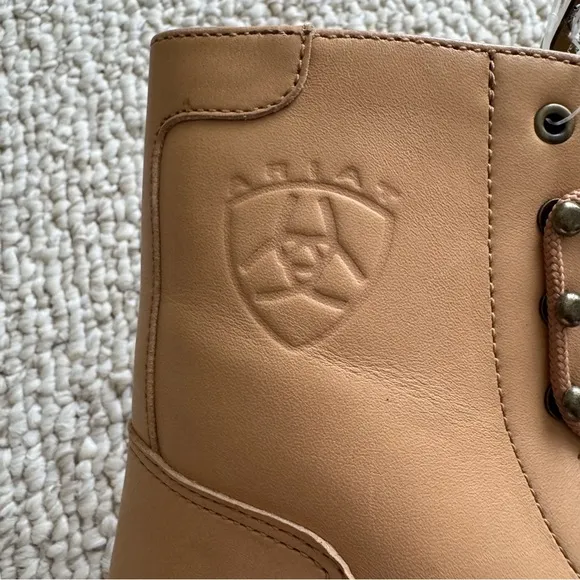 NWT Ariat Heritage Lacer II Lace-Up Roper Leather Boots Tan Size 7