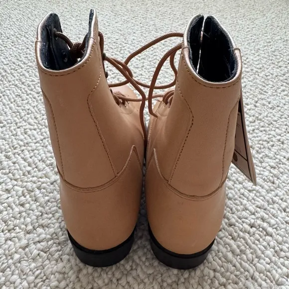 NWT Ariat Heritage Lacer II Lace-Up Roper Leather Boots Tan Size 7