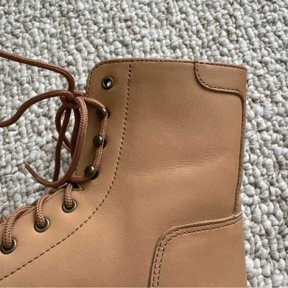 NWT Ariat Heritage Lacer II Lace-Up Roper Leather Boots Tan Size 7