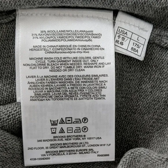 NWT Brooks Brothers Wool Blend Sweatdress