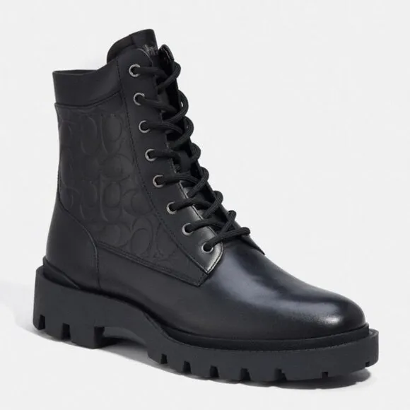 NWT Coach Citysole boots Men Black US 12