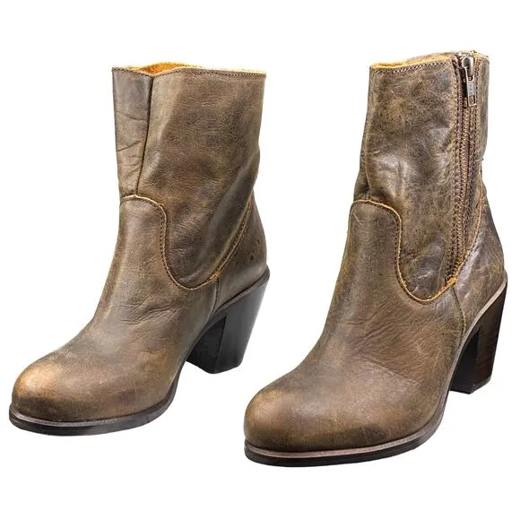 NWT Corral Women's Rosalie Indie Spirit Brown Western Ankle Boot Size US 7