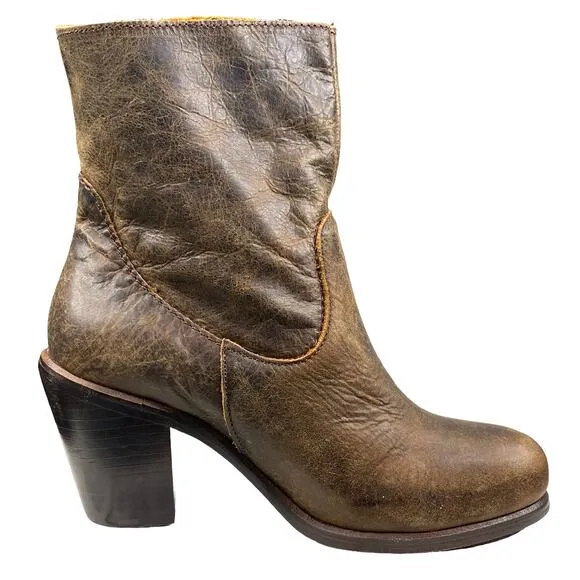 NWT Corral Women's Rosalie Indie Spirit Brown Western Ankle Boot Size US 7