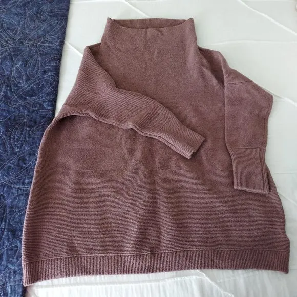 NWT Free People Ottoman sweater, brown/rose, XS