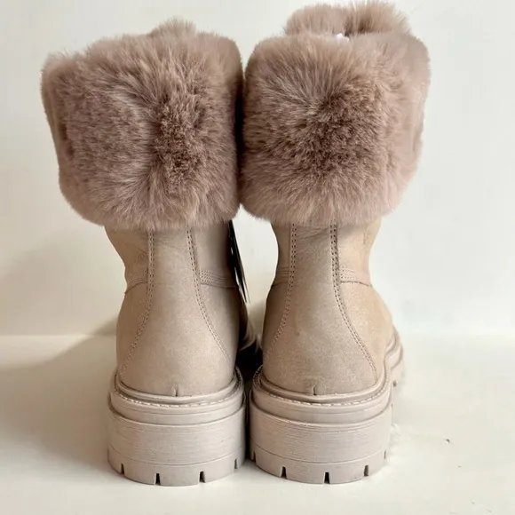 NWT Goex Iridea Nubuck Leather boots in Antique Rose.Never worn.Size 10.5