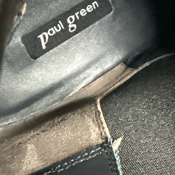 NWT Paul Green Jax Women Black Suede Chelsea Boots size 5.5