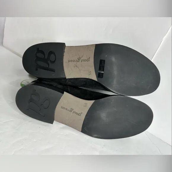 NWT Paul Green Jax Women Black Suede Chelsea Boots size 5.5