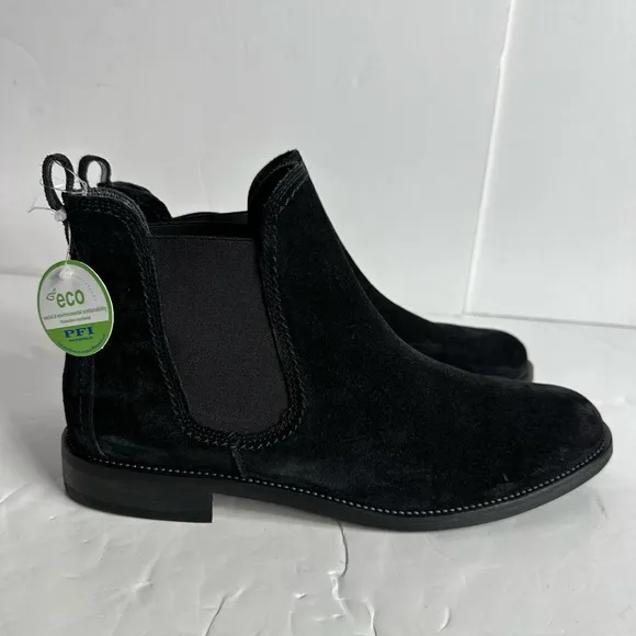 NWT Paul Green Jax Women Black Suede Chelsea Boots size 5.5