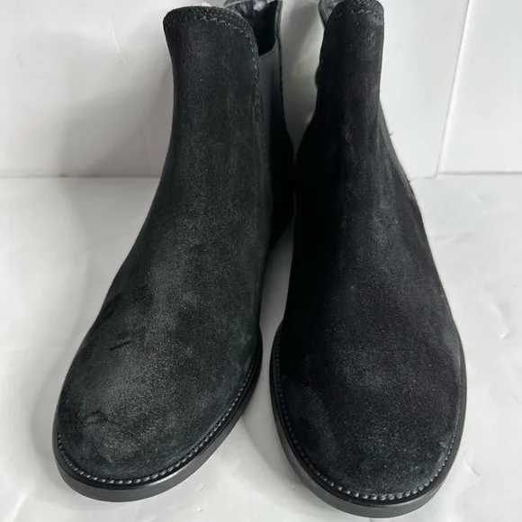 NWT Paul Green Jax Women Black Suede Chelsea Boots size 5.5