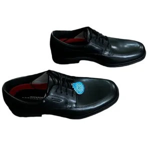 NWT Rockport Men's Essential Details Waterproof Apron Toe Oxford - Black Size 9