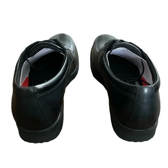 NWT Rockport Men's Essential Details Waterproof Apron Toe Oxford - Black Size 9