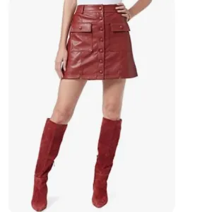 NWT!!  Sam Edelman faux leather skirt, size large