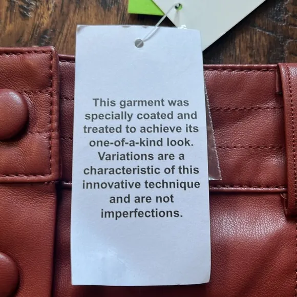 NWT!!  Sam Edelman faux leather skirt, size large