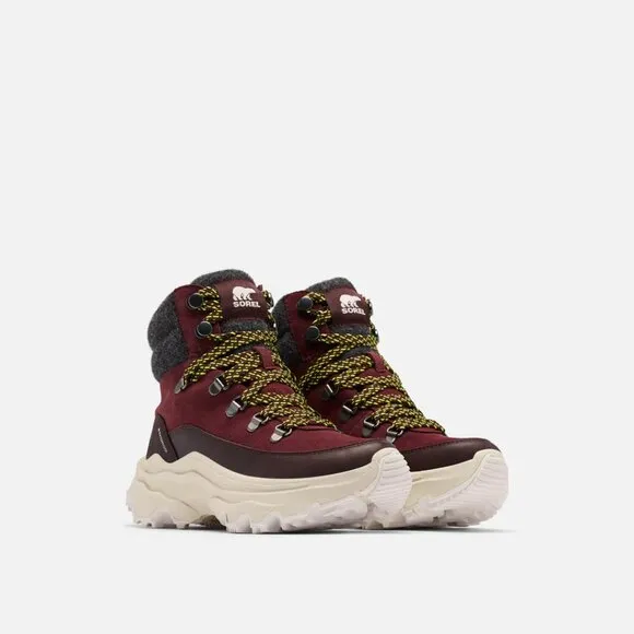 NWT Sorel Kinetic Breakthru Caribou Women's Water Proof Suede Leather Boots Sz 8
