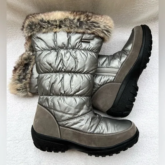 NWT Spring Step Vanish Snow Boot - Silver - SZ. US 7.5-8  / EU 38