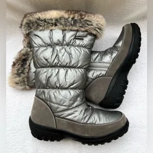 NWT Spring Step Vanish Snow Boot - Silver - SZ. US 7.5-8  / EU 38