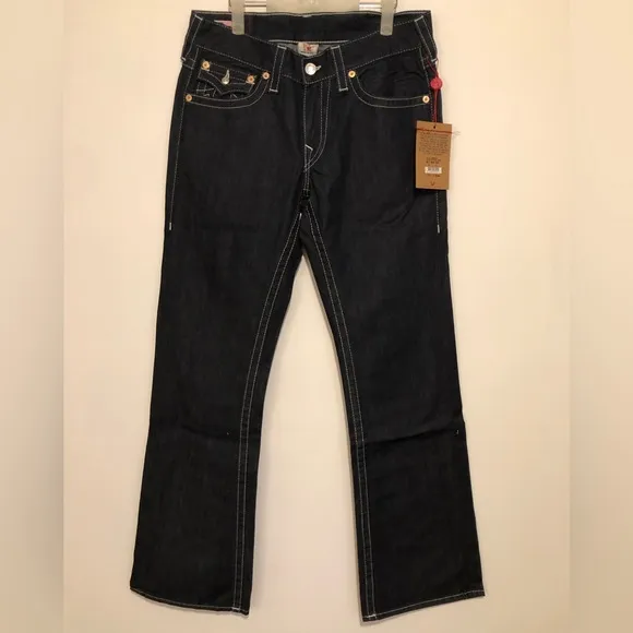 NWT True Religion Men’s Boots Cut Denim Made in USA ; Y2K Version